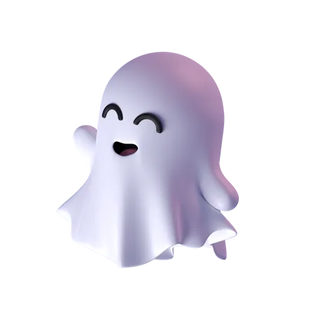 Happy Ghost 3D Icon