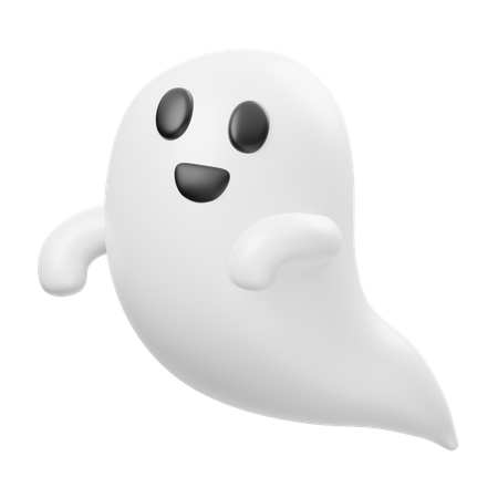 Happy Ghost  3D Icon
