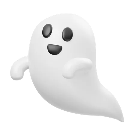 Happy Ghost  3D Icon