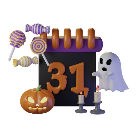 Happy Halloween  3D Icon