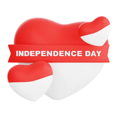 Happy Independence Day  3D Icon