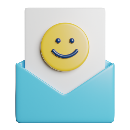 Happy Mail  3D Icon