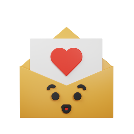 Happy Mail 3D Icon