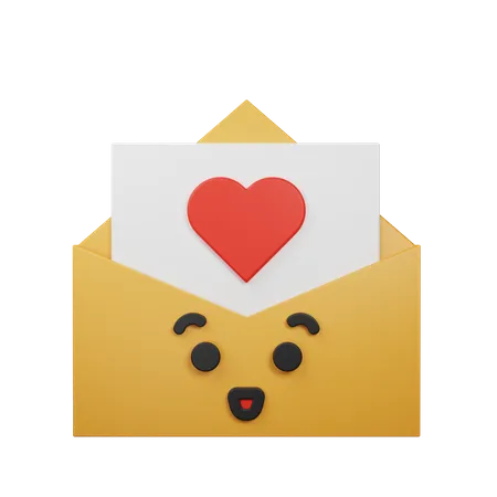 Happy Mail 3D Icon