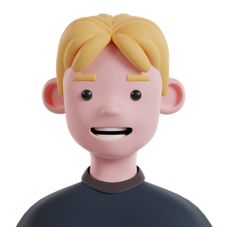 Happy Man  3D Icon