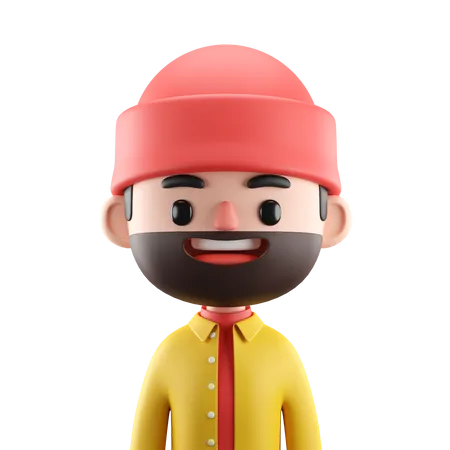 Happy Man  3D Icon