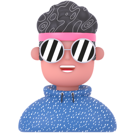Happy Man  3D Icon