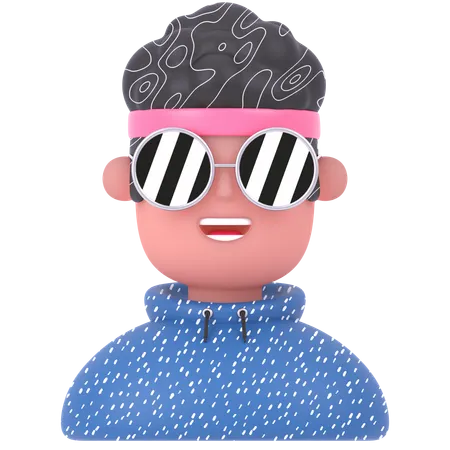 Happy Man  3D Icon