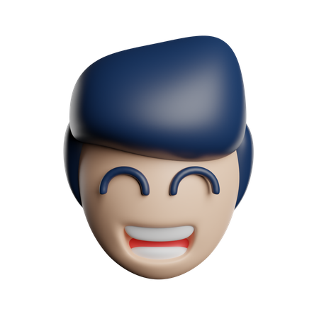 Happy Man 3D Icon