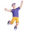 Happy Man Jumping