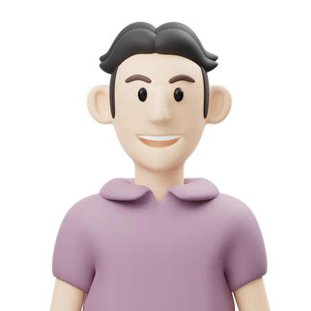 Happy Men  3D Icon