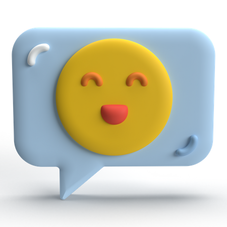 Happy Message  3D Icon
