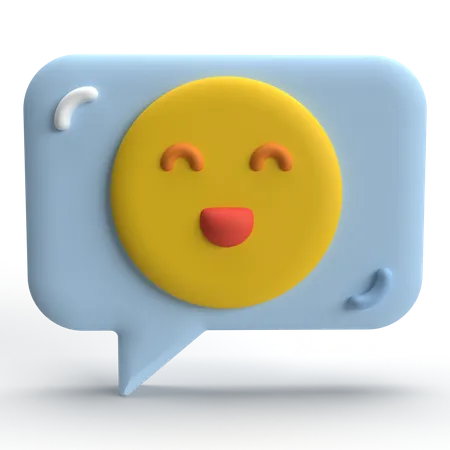 Happy Message  3D Icon