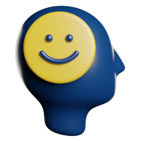 Happy Mind  3D Icon