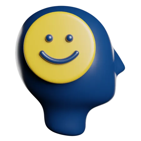 Happy Mind  3D Icon