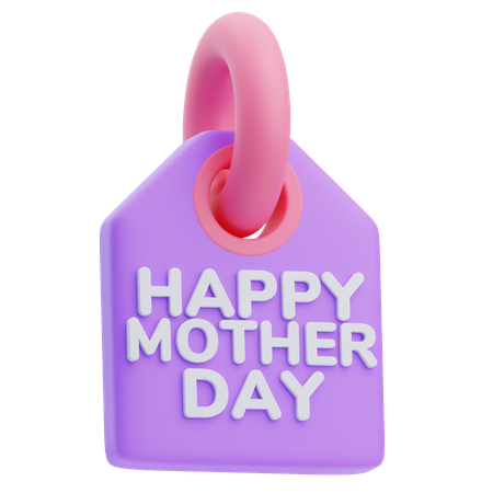 Happy Mother Day Card  3D Icon