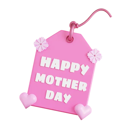 Happy Mother Day Card  3D Icon