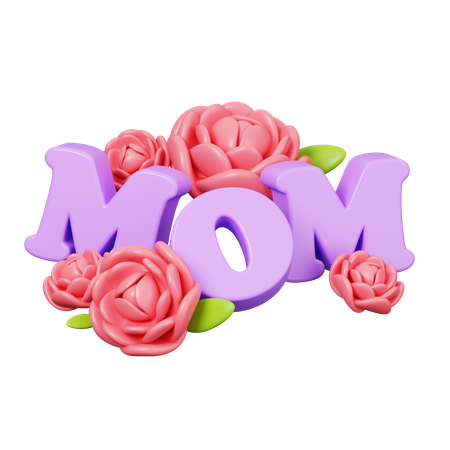 Happy Mother Day Decoration  3D Icon