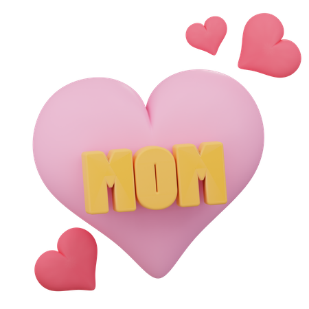 Happy Mothers Day  3D Icon