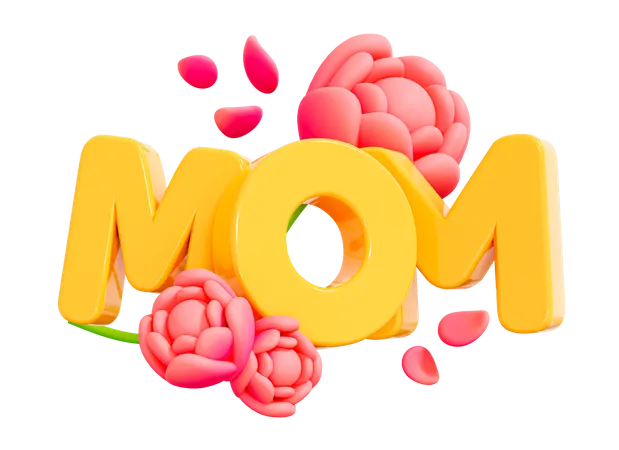 Happy Mothers Day  3D Icon