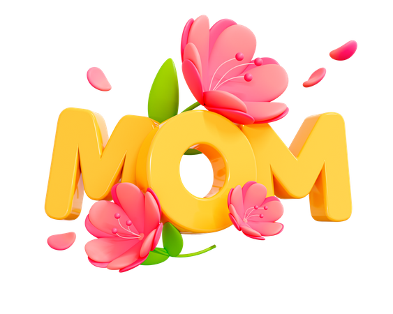 Happy Mothers Day  3D Icon