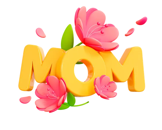 Happy Mothers Day  3D Icon