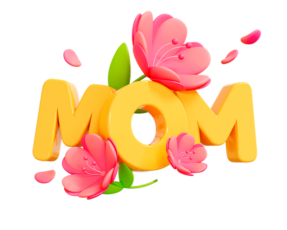 Happy Mothers Day  3D Icon