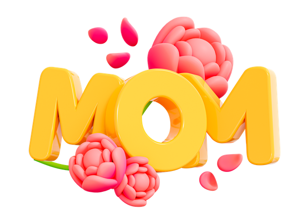 Happy Mothers Day  3D Icon