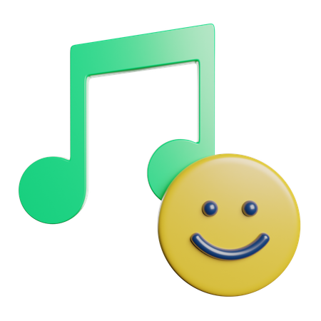 Happy Music  3D Icon