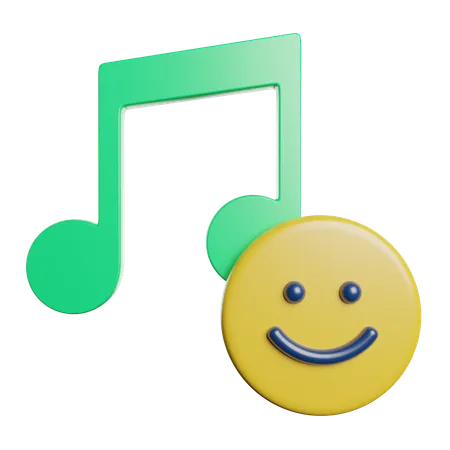 Happy Music  3D Icon