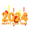 Happy New Year 2024 Decoration