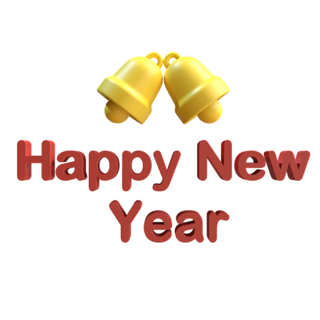 Happy New Year  3D Icon