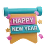 Happy New Year Banner