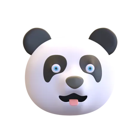 Happy panda  3D Emoji