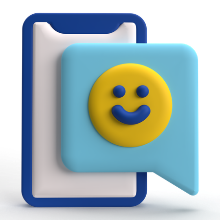 Happy Phone  3D Icon