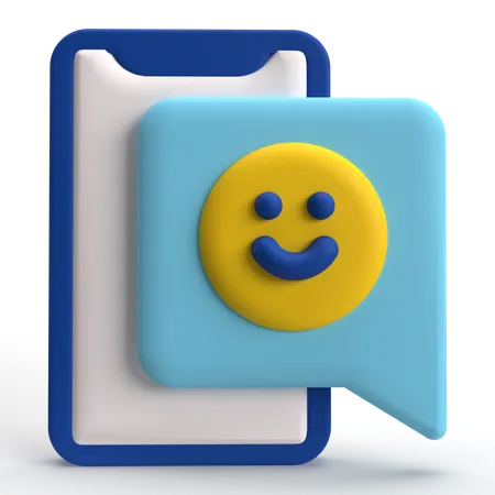 Happy Phone  3D Icon