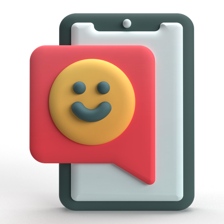 Happy Phone  3D Icon