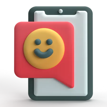 Happy Phone  3D Icon