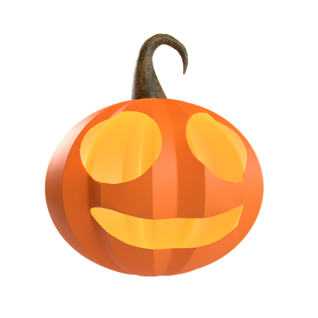 Happy Pumpkin  3D Icon