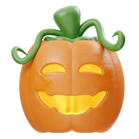 Happy Pumpkin  3D Icon