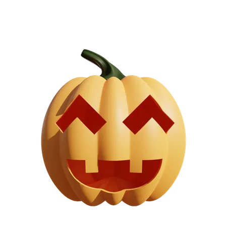 Happy Pumpkin  3D Icon
