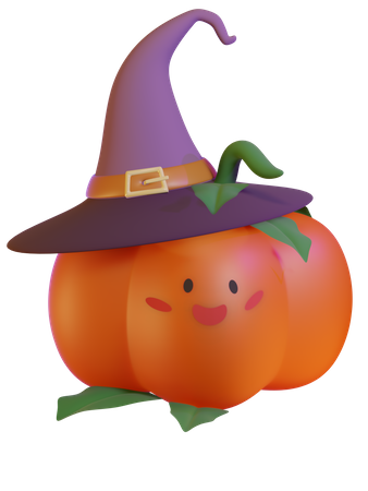 Happy pumpkin  3D Icon