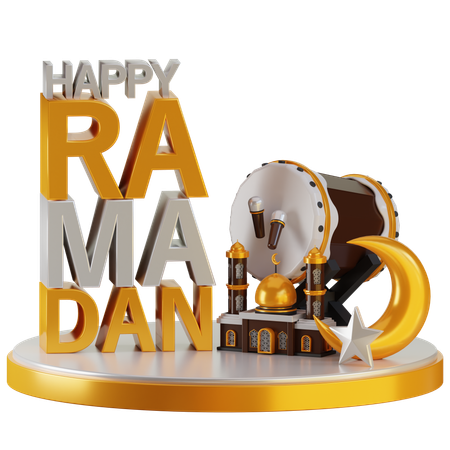 Happy Ramadan  3D Icon