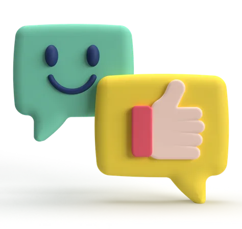 Happy Review  3D Icon