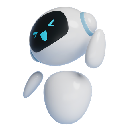 Happy Robot  3D Icon