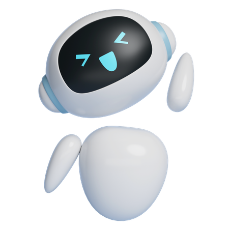 Happy Robot  3D Icon