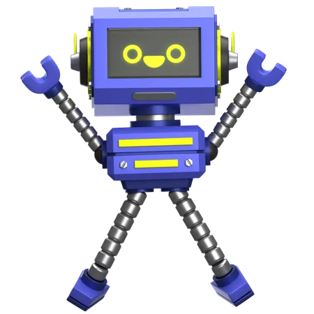 Happy Robot  3D Icon