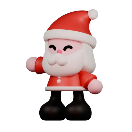 Happy Santa  3D Icon