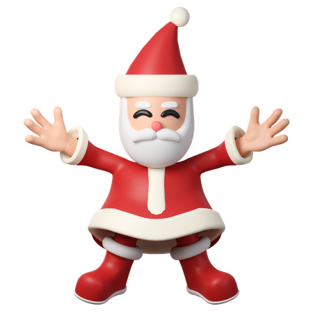 Happy Santa Claus  3D Icon