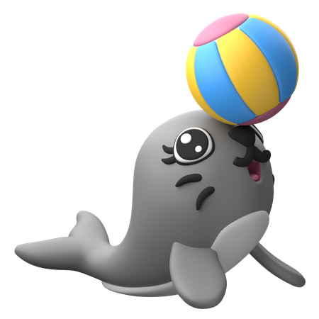 Happy Seal  3D Icon